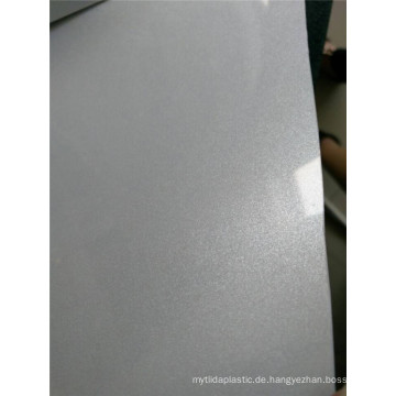 Weiße glänzende PVC-steife Blatt-Rolle für Möbel-Dekoration